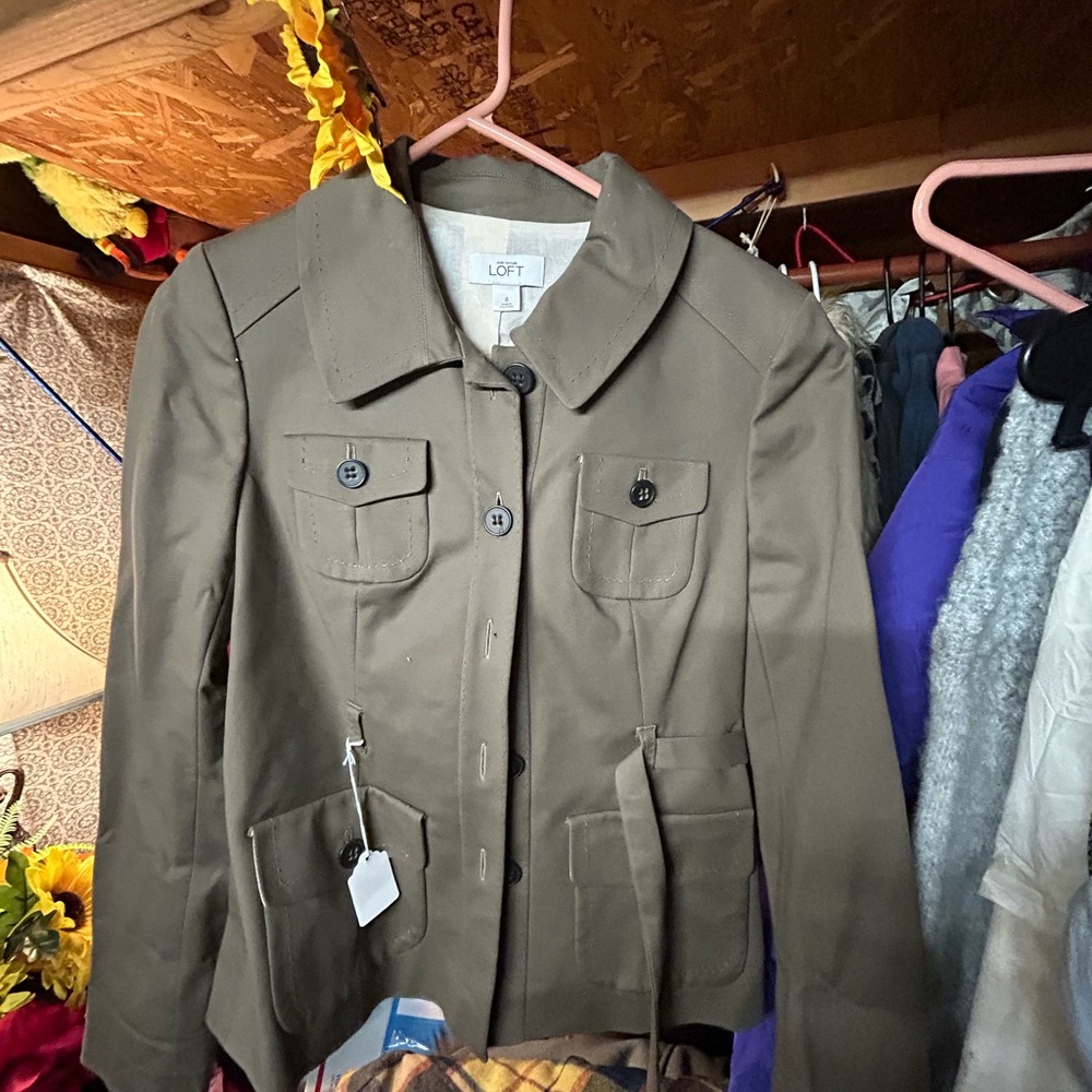 LOFT Women's brown Utility Jacket